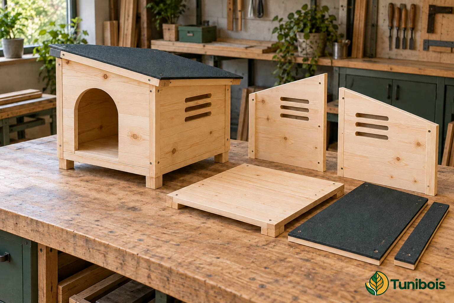 Illustration : Maisons pour chats