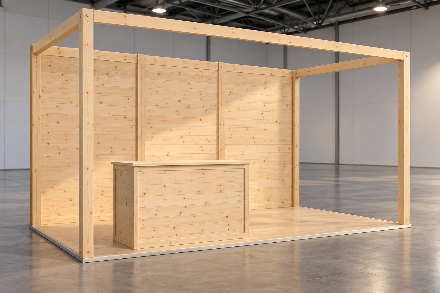 Stand bois démontable