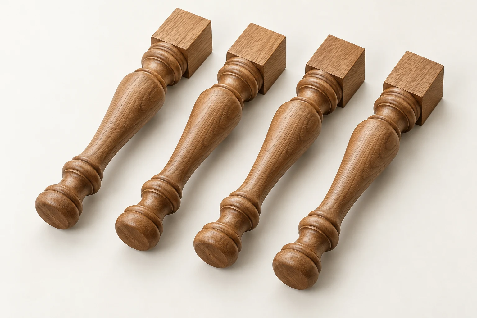 Pieds de mobilier tournés